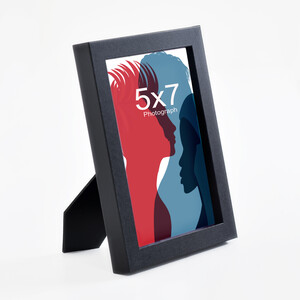 5x7 Contempo Wood Frame Black (set of 4)